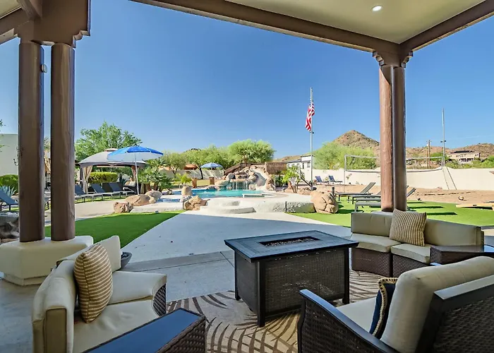 Private Oasis Pickleball Volleyball Sleeps 24 Holiday home Phoenix